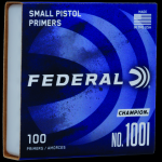 Federal Small Pistol Primers 100 Zündhütchen