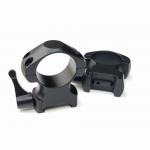 HJB Zielfernrohr Qualitäts Stahlmontagesatz Quick-Release DM 25,4mm für Picatinny/Weaver