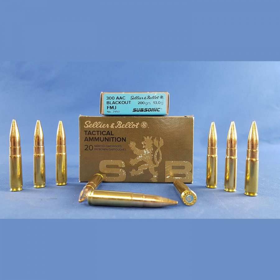 Sellier & Bellot .300 AAC Blackout Subsonic FMJ 13,0g/200grs.