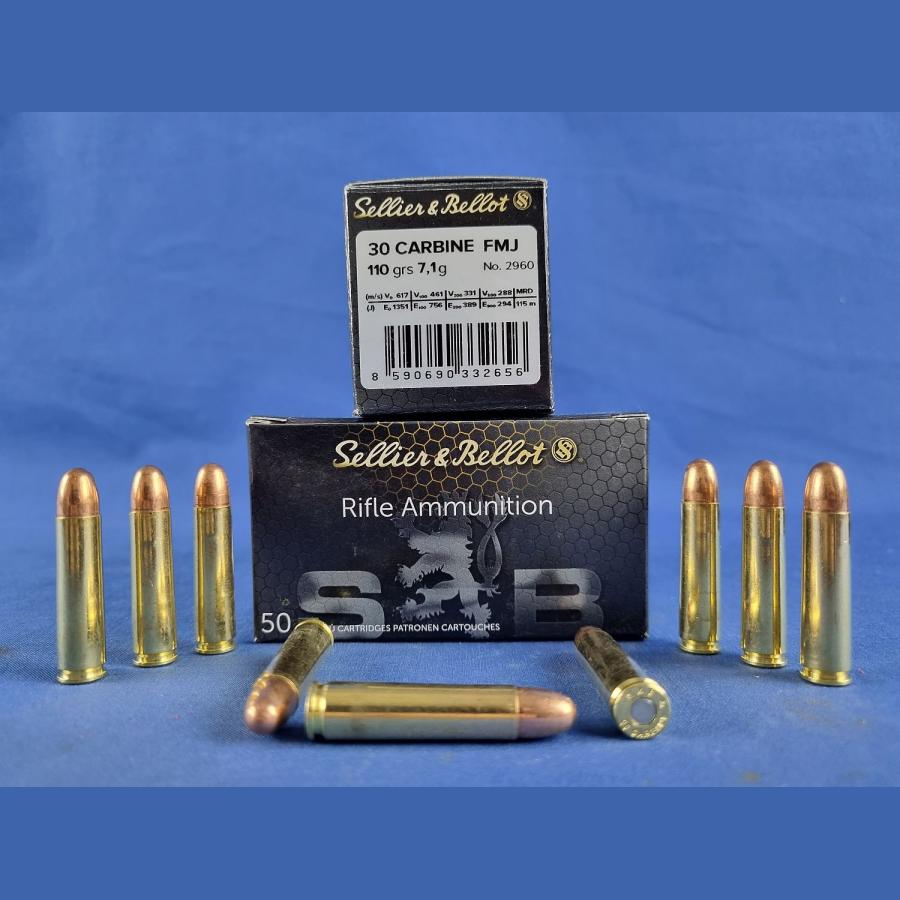 Sellier&Bellot .30 Carbine FMJ 7,1g/110grs