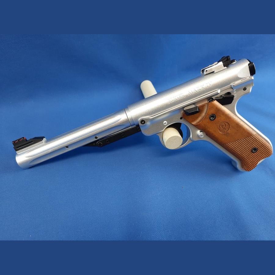 Ruger Mark IV Stainless 4,5mm, Diabolo, 3 Joule,FD