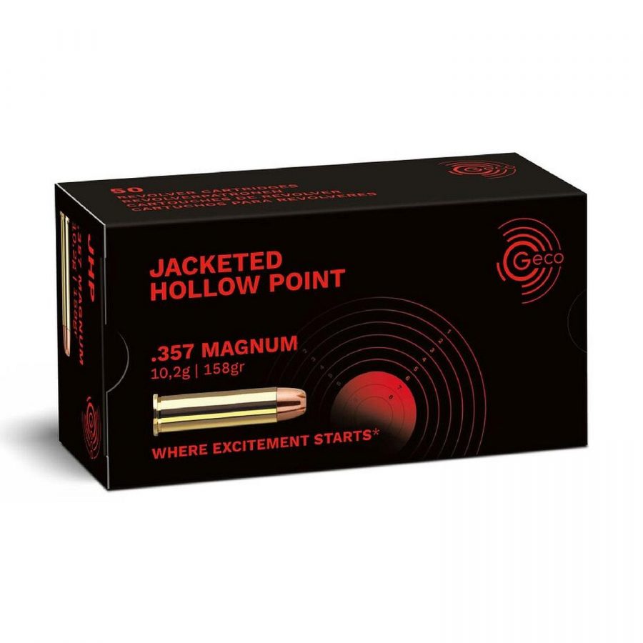 GECO .357 Magnum Jacketed Hollow Point 10,2g/158gr 50Stk.