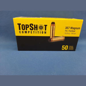 Topshot Competition Kal.357 Magnum Teilmantel Flachkopf 10,2g/158grs.