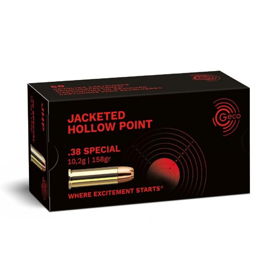 Geco .38 Special Jacketed Hollow Point 10,2g/158gr