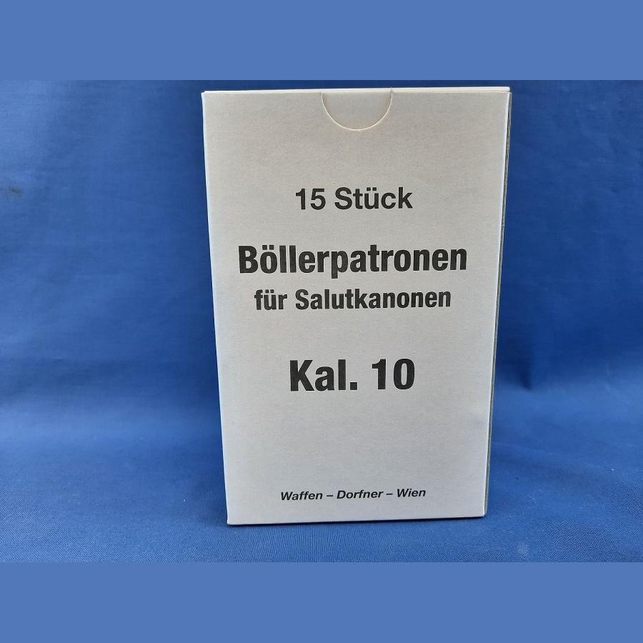 Böllerpatronen für Salutkanonen Kal.10/86  15Stk.