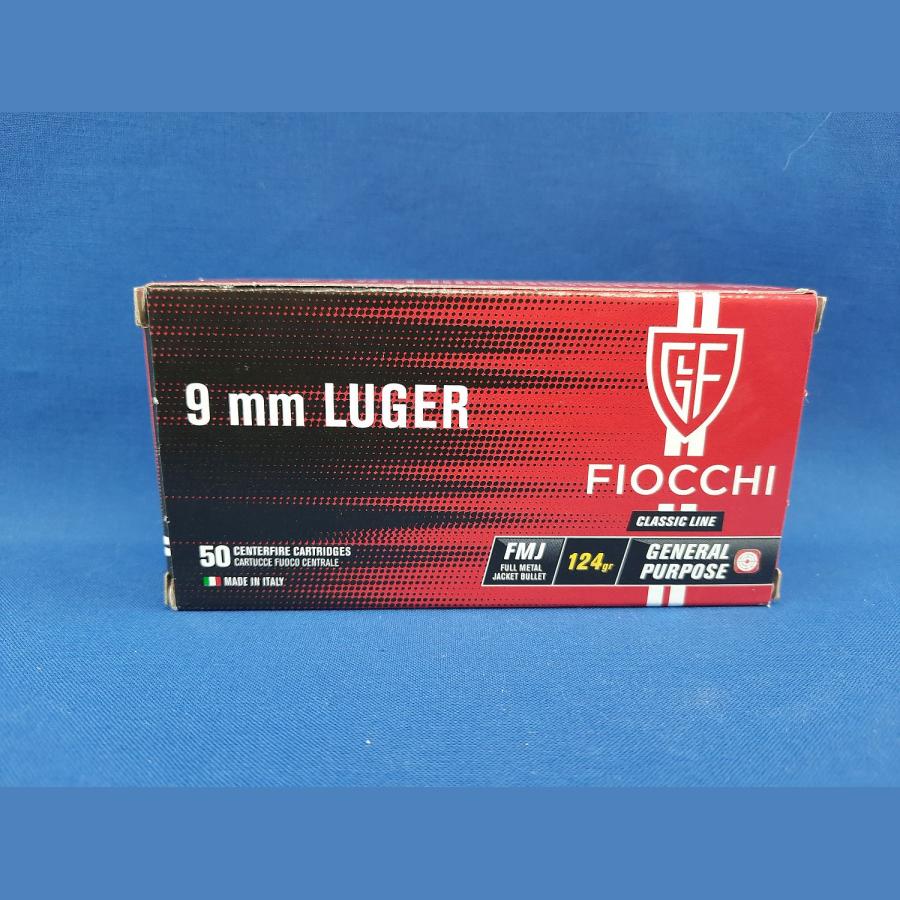 Fiocchi Kal.9mm Luger 8.0gr./124grs. FMJ