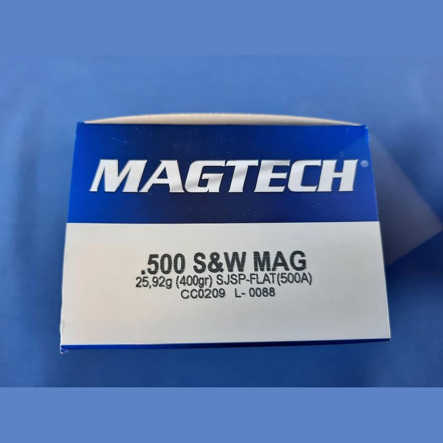 Magtech .500 S&W SJSP 25,92g/400grs. 20Stk.